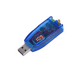Module de renforcement USB à lumière rouge 5V vers 12V 24V avec affichage de tension, alimentation de bureau réglable de 1-24V et 3W