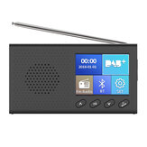 Цветной ЖК-дисплей DAB-радиоприемник с аккумулятором Карманный цифровой FM DAB MP3-плеер Цифровой тюнер вещания