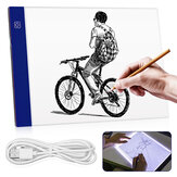 Tablette de dessin LED USB ultra fine A4 pour artistes, table de copie de peinture et d'écriture