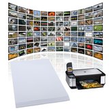 20 feuilles x gloss a4 papier photo brillant pour 210mm de l'imprimante à jet d'encre x 297mm blanc
