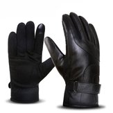 Wasserdichte warme Lederhandschuhe Motorrad-Sicherheits-Sport-Touchscreen-Handschuhe Männer Frauen