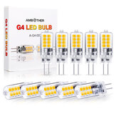 10 PCS Ampoule LED G4 Bi-Pin de 3W AC/DC12V 3000K 10W 20W Ampoule Halogène G4