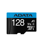 Cartão de memória ADATA Class 10 U1 32GB 64GB 128GB Cartão flash Micro SD Card TF Card para smartphone / gravador de condução / câmeras de vigilância / alto-falante