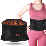 Suporte de cintura ajustável Cinto 3 modos de aquecimento traseiro Massagem Banda Colete lombar