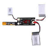1S LiPo Bateria Medidor de Tensão Verificador Tester com JST MCX PH 2.0 Micro Losi Conector