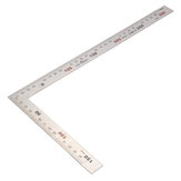 Regla cuadrada métrica de acero inoxidable de 150 x 300 mm con ángulo de esquina de 90 grados