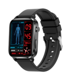 F100 1,7 inch HD-scherm Dual Probe Laser Therapie Lichaamstemperatuurmeting Hartslag Bloeddruk SpO2 Monitor Fitness Tracker Lange Standby BT5.0 Smart Watch