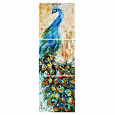 3Pcs/set HD Peacock Wall Decorative Paintings Canvas Print Art Pictures Frameless Wall Hanging Decorations for Home Office