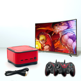 ANBERNIC 16GB 4K HD bluetooth 2.4G Mini Magic Club Video Game Console with 2 Wired Gamepads Support PS1 GBA NEOGEO FC Games