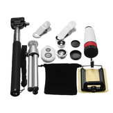 All in 1 Accessories Phone Camera Lens Top Travel Kit For Iphone Samsung for HTC Xiaomi Huawei