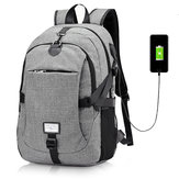 Plecak turystyczny IPRee® o wymiarach 49x32x16 cm, z poręcznym portem USB i przenośną torbą do ładowania