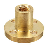 Τ6 2mm Πίσσα Copper Screw Nut Brass Nut For Stepper Motor 6mm Thread Οδηγω Screw CNC Parts