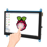 Pantalla LCD AIDA64 mini pc de 7 pulgadas IPS/TN con pantalla táctil y módulo HDMI 1024 x 600 para Raspberry Pi 3 Pi4 Monitor de PC Moniteur Orange pi