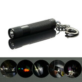 NiteFox K1 XP-G2 60 Lumen Einzelmodus Outdoor Tragbare EDC LED Taschenlampe Schlüsselanhänger Licht AAA