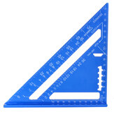7 Inch Aluminum Square Triangle Ruler Protractor Miter Framing Measuring