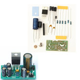Kit de placa de amplificador de áudio DIY TDA2030A 3pcs Potência Mono 18W DC 9V-24V