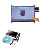 Tela LCD IPS capacitiva HD de 7 polegadas, 1024 x 600, da Geekcreit® com suporte para Raspberry pi / Banana Pi