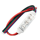 محول ضوء وحدة تحكم LED ملونة صغيرة 5-24 فولت للنماذج التحكم عن بعد