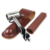 Überlebenswerkzeug für Siedler: Hand-Auger-Schlüssel für Holz, manueller Holz-Auger-Bohrer für Holzoberflächen, manueller Auger für Ausflüge und Camping
