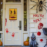 Halloween DIY muur raam koelkast stickers Halloween horror enge decoratieve accessoires feestbenodigdheden