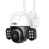 Hiseeu WHDA14 5MP WIFI Dome IP kamera 5x zoom PTZ Humanoid Recognition Onvif AI Riasztó Kétirányú hangszín színes Night Vision IP66 Waterpoof Smart House videokamera