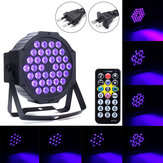36W 36 LED УФ-черный свет DMX512 Звуковая активация сценическая лампа для Диско-клуба Бара Шоу DJ AC90-240V