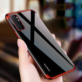 Bakeey Plating Shockproof Nicht gelbend, transparent, weicher TPU-Schutzgehäuse für Xiaomi Mi Note 10 Lite Nicht original
