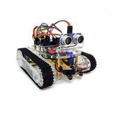 Robot Tank Kit Bluetooth Control remoto Seguimiento de evitación de obstáculos para Arduino UNO R3