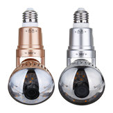 3.6mm Wireless Mirror Bulb Security Camera DVR WIFI LED Light IP Camera Motion Detection 