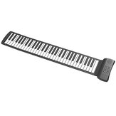 Компактная портативная электронная клавиатура Konix PM61 со складными 61 стандартными кнопками Roll Up Piano