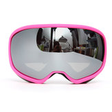 Rózsaszín síszemüveg dupla lencsés anti-köd UV snowboard motoros motorkerékpár szemüveg