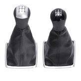 5 Speed Gear Shift Knob Stick Lever Gear Shift Cover For Ford Focus MK II 05-08