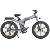 [EU DIRECT] ENGWE X26 Elektrikli Bisiklet 19.2 Ah + 10Ah İkili Bataryalar 1000W Katlanabilir Elektrikli Bisiklet 26 * 4.0 İnç Yağlı Lastik 120-150km Menzil Dağ Kar Yol Üçlü Süspansiyon Sistemi Tüm Arazi Yolları Dağ Bisikleti için İkili Yağlı Disk Frenli