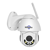 Hiseeu 1080P PTZ 5X Zoom IP-Kamera für den Außenbereich mit Audio-Funktion 2MP Color Night Vision P2P