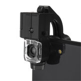 Optische zoom vergrootglas Microscoop 90X vergroting Telefoonclip met LED-UV-licht