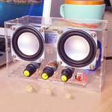 Amplificador pequeno Dois canais de áudio Kit de áudio TDA2030 Mini Electronic DIY Production Parts Assembly