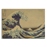 Kanagawa Surfing Poster Sketch Poster Kraftpapier Wand Poster 21 Zoll X 14 Zoll