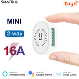 Smatrul Smart Mini модуль выключателя света WiFi 16A Tuya Remote Control DIY 2 Way беспроводной контроллер света Breakers Works With Alexa Google Home