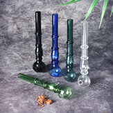 Tuyaux de filtre à tabac en verre de 15cm et 5 couleurs. Tuyau de verre à herbes pour fumer Hookaah Shisha Porte-cigarettes