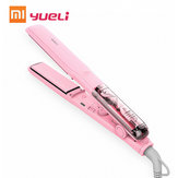  YUELI Hair Straightener Vapor Steam Curler Mini Portable Less Hair Damage 5 Levels Adjustable Temp for Traveling Home