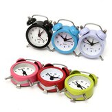 Mini Classic Alarma de doble campana Reloj Movimiento de cuarzo tradicional con luz nocturna