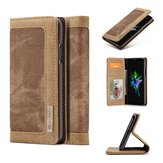 Caseme mágneses flip kickstand pénztárcás kártyahelyekkel ellátott védőtok iPhone XS/X-hez