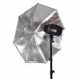 110cm 43-calowy czarny srebrny odblaskowy reflektor parasolowy dla fotografii Studio światła Softbox