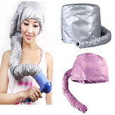Δημιουργικό καπέλο θέρμανσης για στεγνωτήρα μαλλιών στο μπάνιο