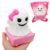 YunXin Розовый Girl Ghost Кукла Хэллоуин Squishy 4 * 9 см Медленный рост с подарком коллекции упаковки Soft Игрушка
