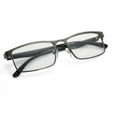 Moda Siyah Mızraklı Gözlükler Metal Tam Çerçeve Miyopi