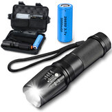 Chargeur USB Lampe de poche Zoom Batterie 26650 Batterie 18650 Ensemble de conversion de batterie AAA Set de conversion