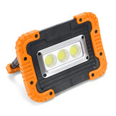 380W İş Taşkın Işık Şarj Edilebilir Taşınabilir COB LED Spot Lamba Outdoor Kampçılık