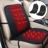 96W 12V 2 PCS Thickening Heated Car Seat Heater Cushion Chair Heater Heating Mat 60°C Warmer Cover Pad