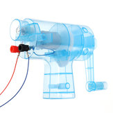 Generador manual de electricidad de manivela DC Modelo de kit de bombilla de luz en miniatura Experimento científico para niños